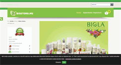 Desktop Screenshot of biostore.hu
